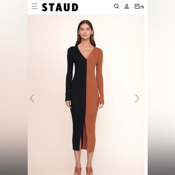 STAUD Dresses & Skirts - Staud Shoko Sweater Dress